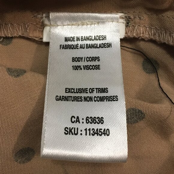 NWOT Rockabilly Polka Dot Flutter Cap Sleeve Button Up Blouse - Picture 10 of 15